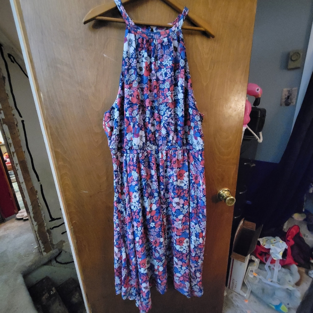 Flowy Floral Hippie Dress